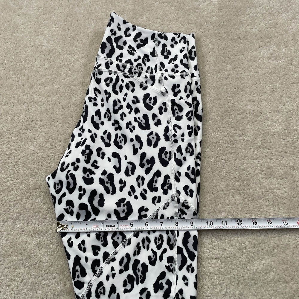 NWT Fabletics PureLuxe Oasis High Waist Leggings Womens XL (12-14) White Black - Picture 4 of 11